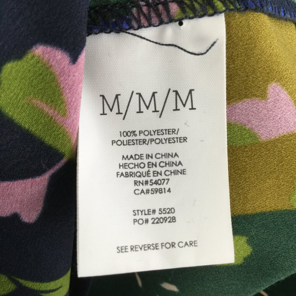 Cabi Floral Mixed Print Shirt m - Picture 7 of 10